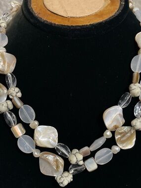 Multi-Strand Shell Necklace